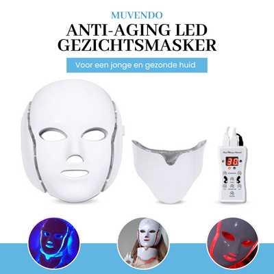 Muvendo Anti-aging LED Gezichtsmasker - Voor een blijvend jong uiterlijk!