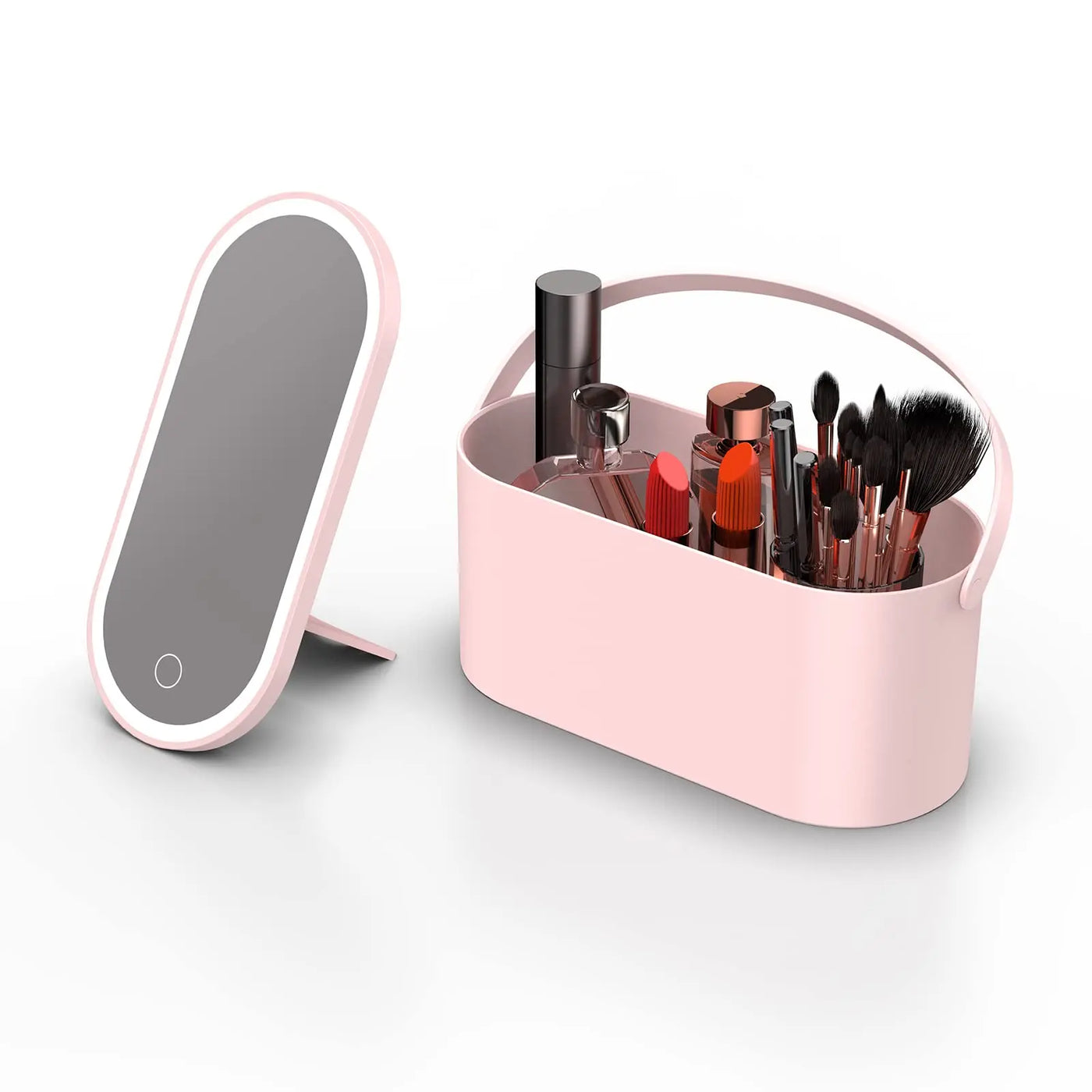 Portable Make-up Box met LED verlichte spiegel