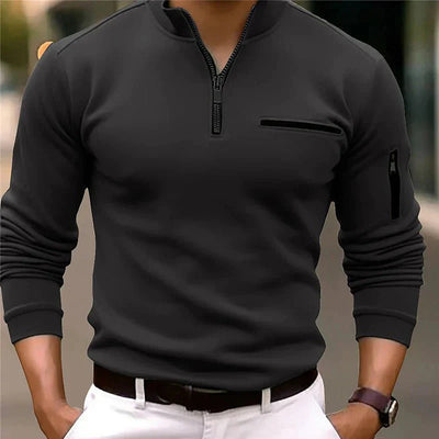 Luxe Quarter-Zip Trui